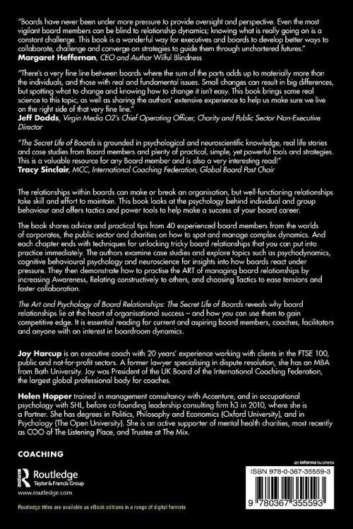 The Art and Psychology of Board Relationships