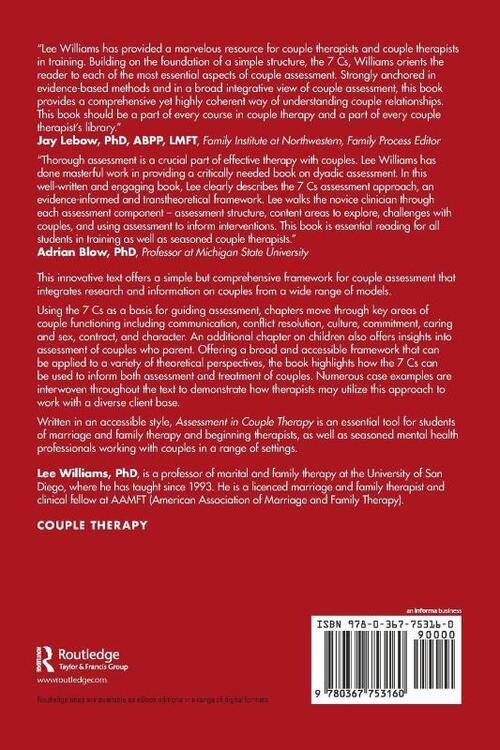 Assessment in Couple Therapy