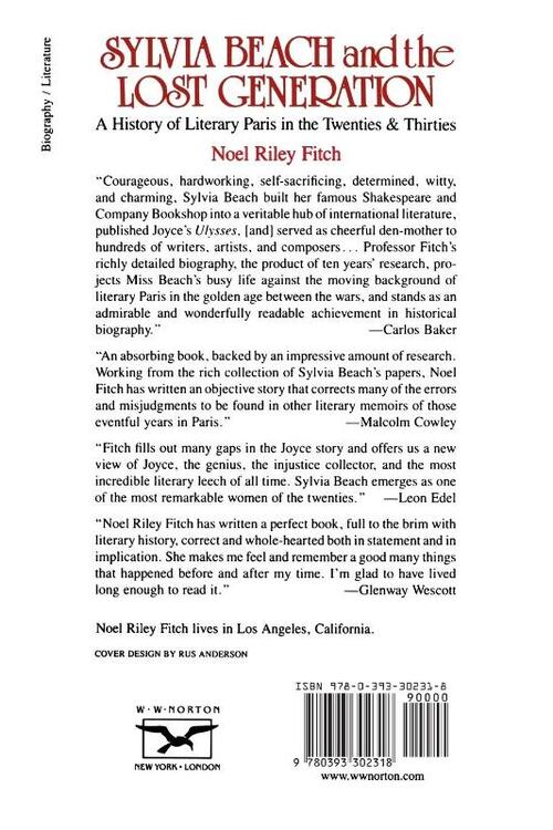 Sylvia Beach and the Lost Generation