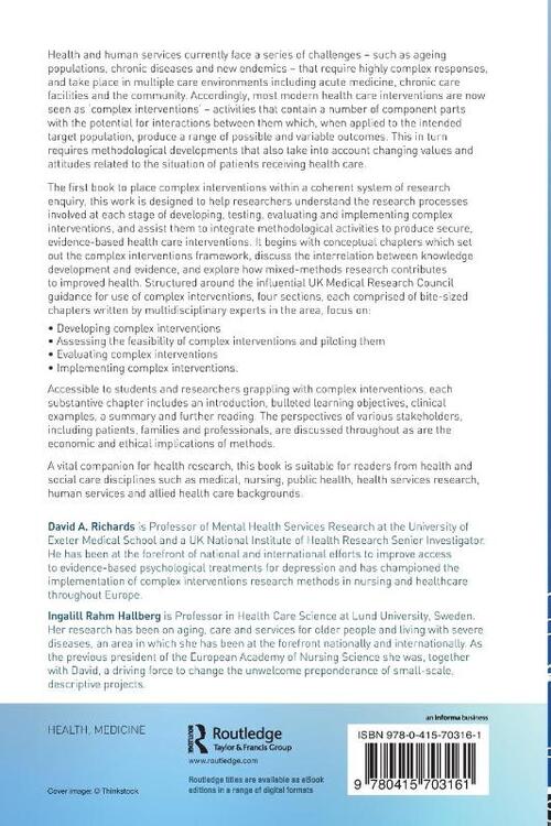 Complex Interventions in Health