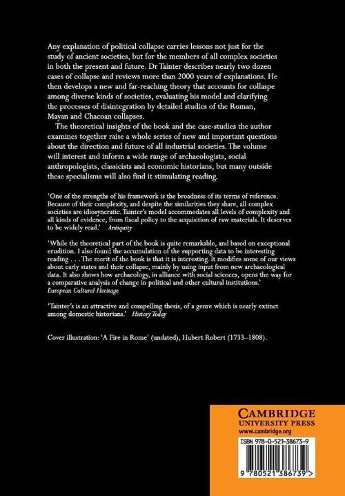 The Collapse of Complex Societies