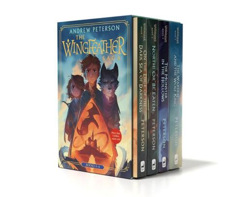 Wingfeather Saga Boxed Set: On the Edge of the Dark Sea of Darkness; North! or Be Eaten; The Monster in the Hollows; The Warden and the Wolf King