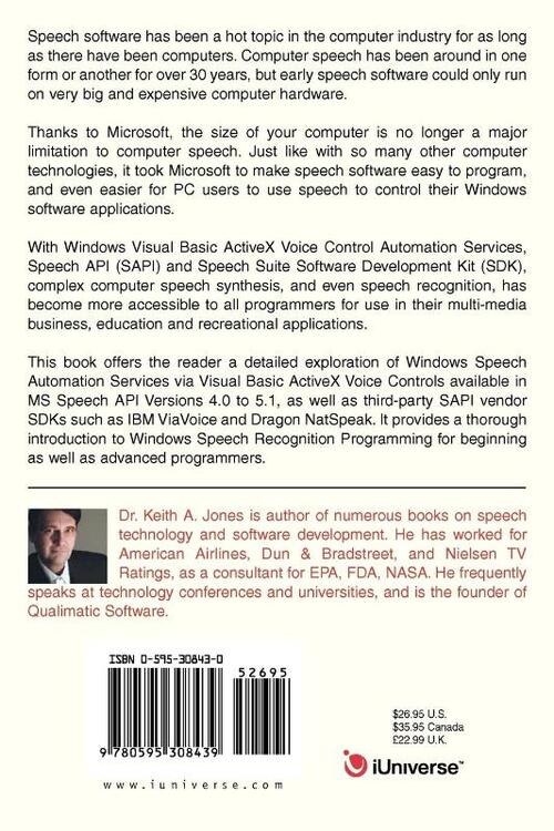 Windows Speech Recognition Programming