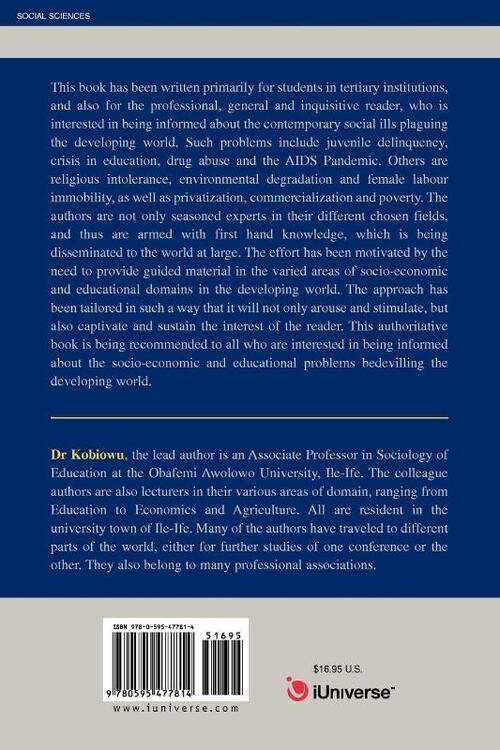 Studies in Contemporary Socio-Economic and Educational Problems in the Developing World