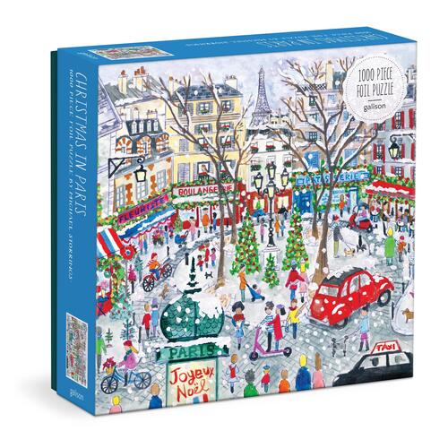 Michael Storrings Christmas In Paris 1000 Piece Foil Puzzle