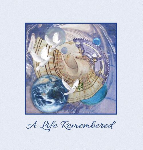 A Life Remembered Funeral Guest Book, Memorial Guest Book, Condolence Book, Remembrance Book for Funerals or Wake, Memorial Service Guest Book