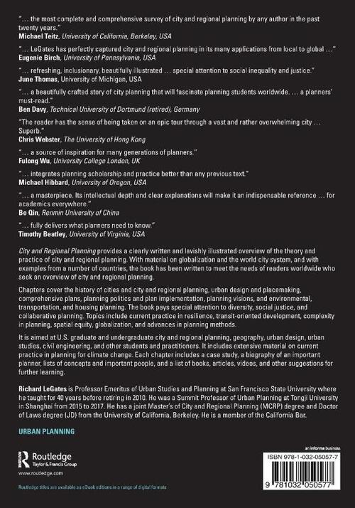 City and Regional Planning