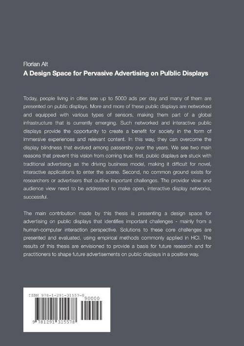 A Design Space for Pervasive Advertising on Public Displays