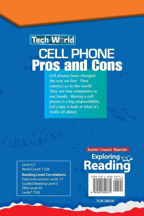 Tech World: Cell Phone Pros and Cons
