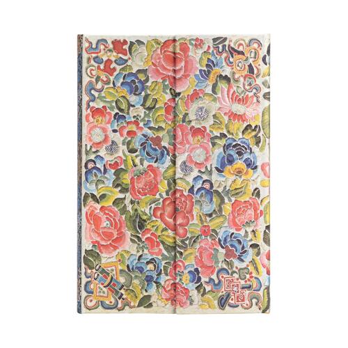Pear Garden (Peking Opera Embroidery) Mini Lined Hardcover Journal