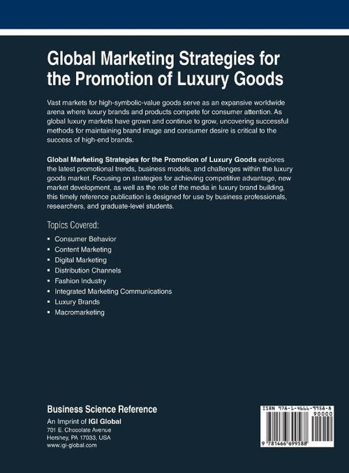 Global Marketing Strategies for the Promotion of Luxury Goods