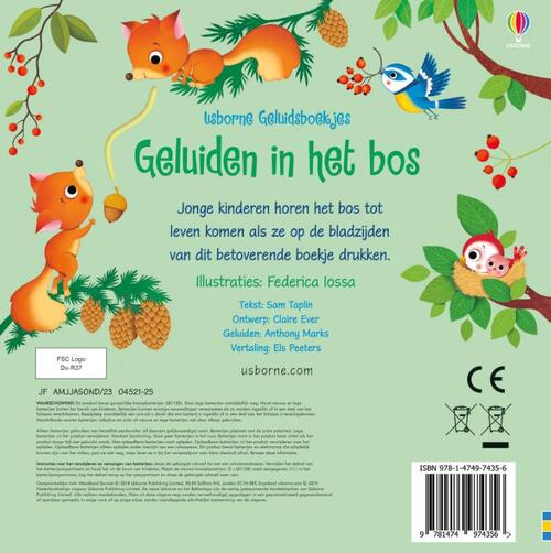 Geluidsboekje – Geluiden in het bos
