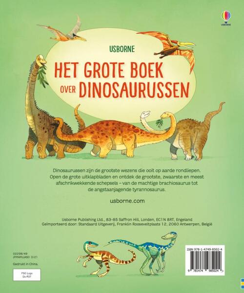 Het grote boek over grote dinosaurussen