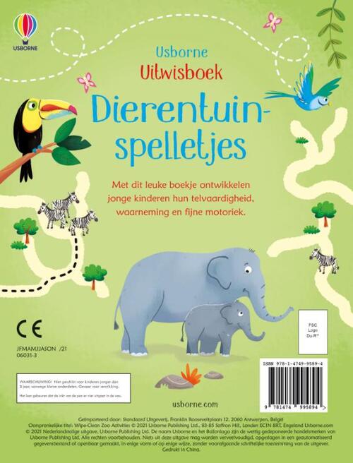 Uitwisboek Dierentuinspelletjes