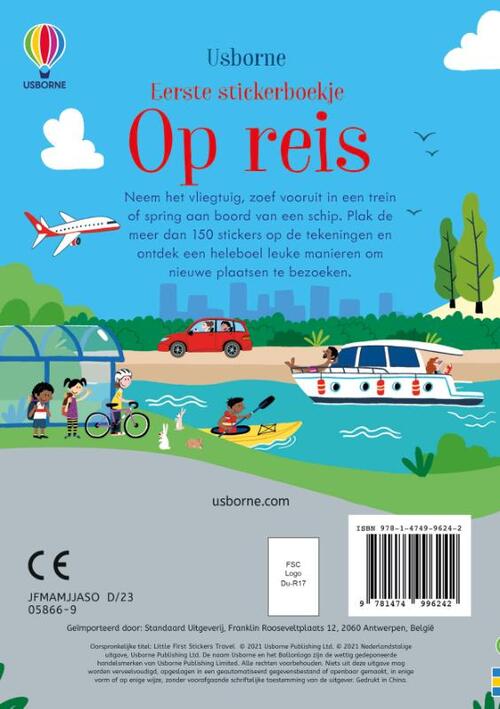 Eerste stickerboekje Op reis