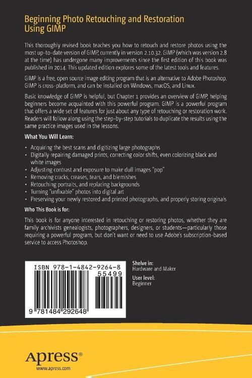 Beginning Photo Retouching and Restoration Using GIMP