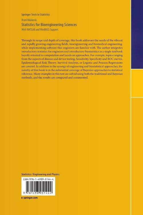 Statistics for Bioengineering Sciences