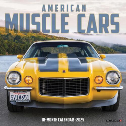 American Muscle Cars 2026 Mini Wall Calendar