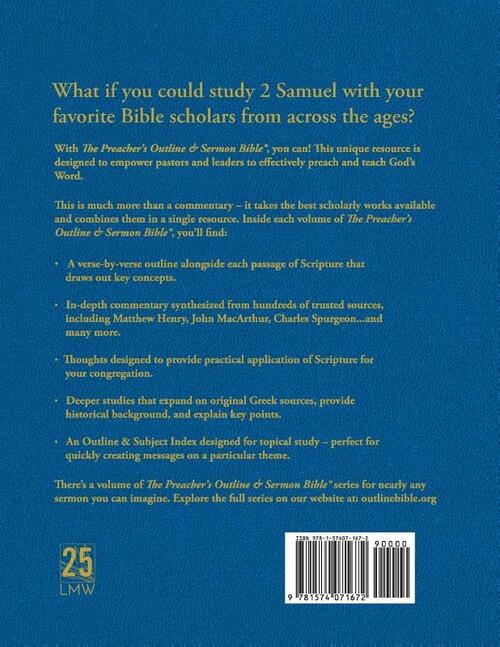 Preacher's Outline & Sermon Bible-KJV-2 Samuel