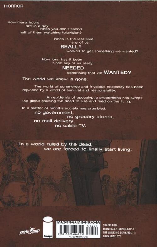 The Walking Dead Volume 1: Days Gone Bye