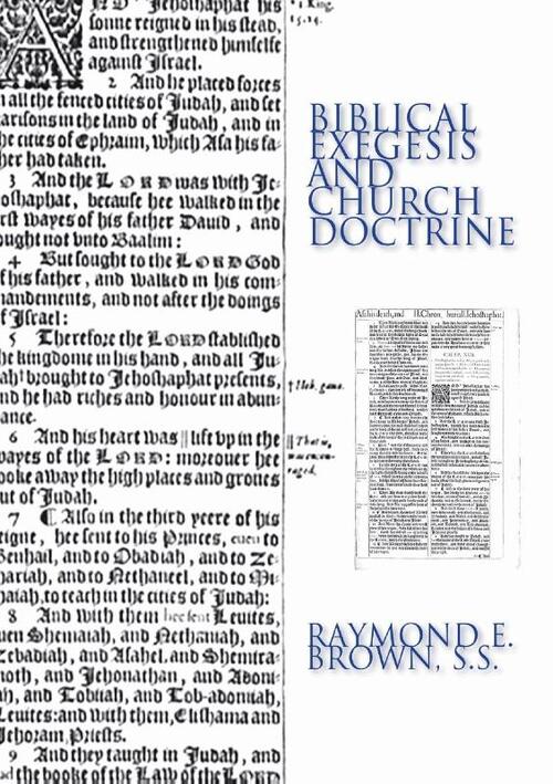 Biblical Exegesis and Church Doctrine