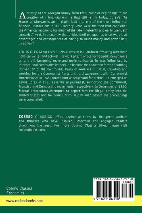 The House of Morgan a Social Biography of the Masters of Money