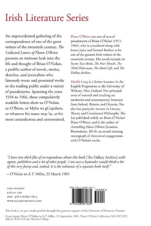 The Collected Letters of Flann O'Brien