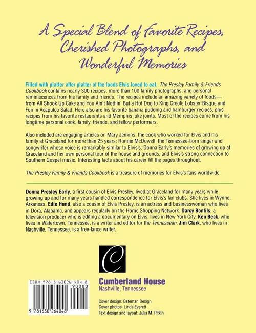 The Presley Family & Friends Cookbook