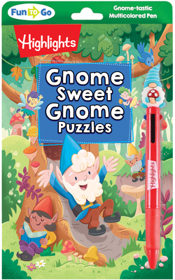 Gnome Sweet Gnome Puzzles: Magical Kids Puzzle Book with Gnomes, Fairies and Dragons, Hidden Pictures Puzzles and On-The-Go Activities for Car or Plan