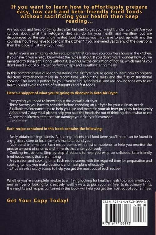 Keto Air Fryer Cookbook