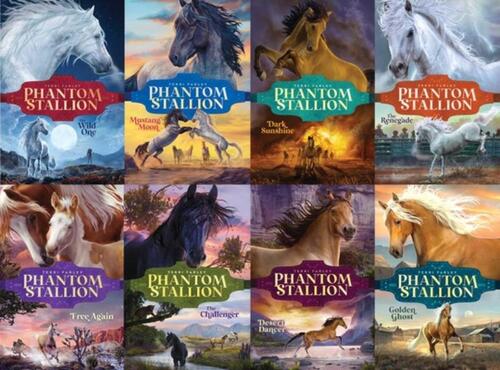Phantom Stallion Untamed Collected Set: The Wild One; Mustang Moon; Dark Sunshine; The Renegade; Free Again; The Challenger; Desert Dancer; Golden Gho