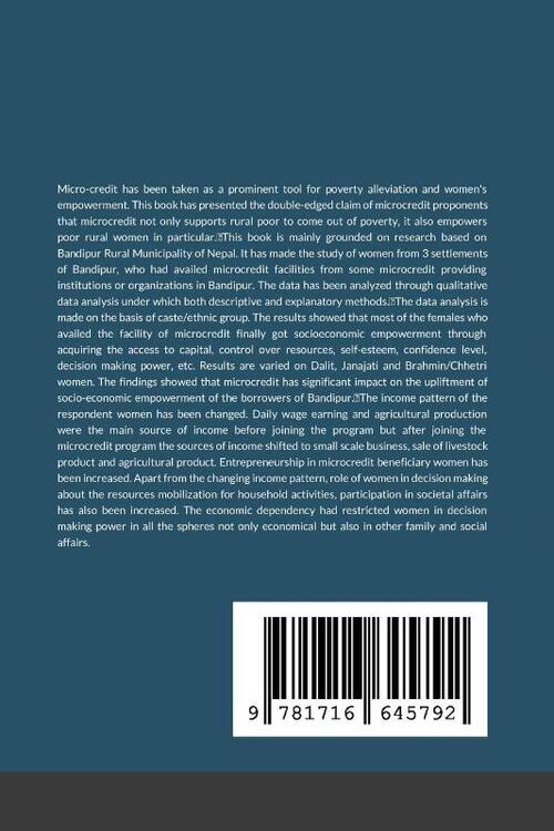 Micro credit and Women's Empowerment