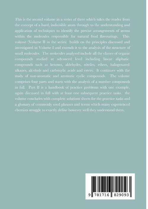 The instrumental Spectrometric and Spectroscopic Analysis of Natural Food Flavourings