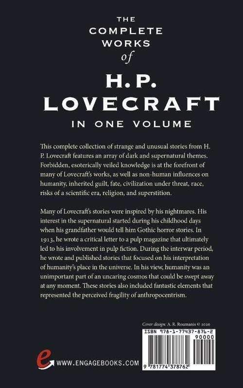 The Complete Works of H. P. Lovecraft (Deluxe Library Edition)