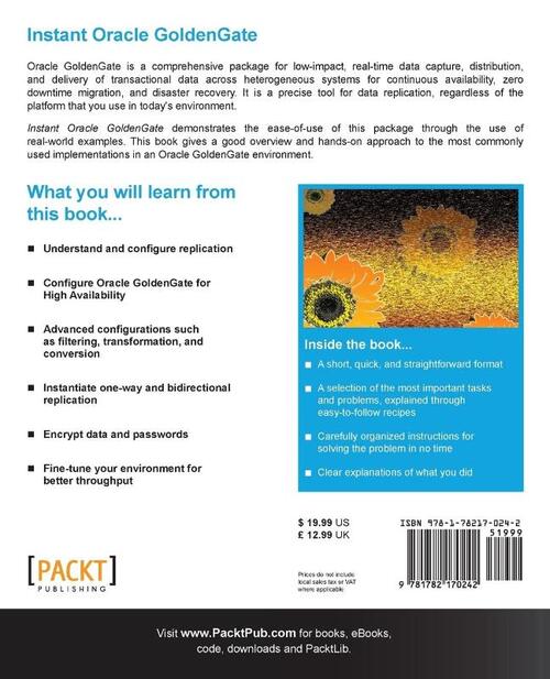 Instant Oracle GoldenGate