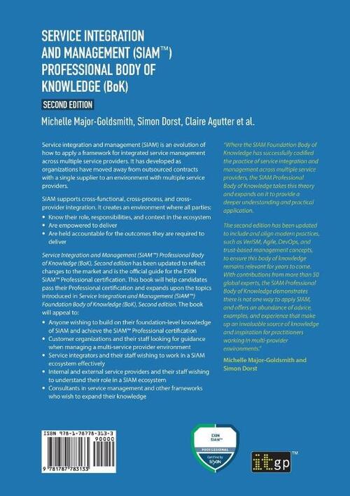 Service Integration and Management (SIAM(TM)) Professional Body of Knowledge (BoK)
