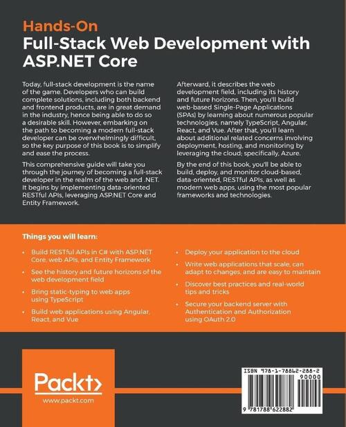Hands-On Full-Stack Web Development with ASP.NET Core