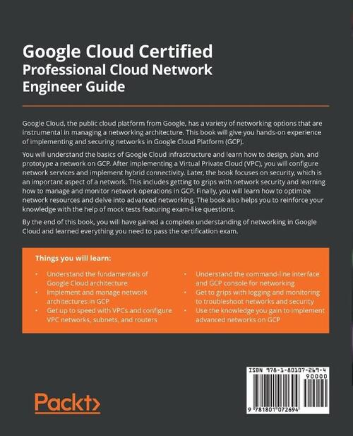 Google Cloud Certified Professional Cloud Network Engineer Guide