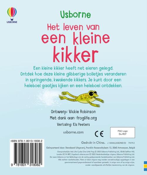 Het leven van een kleine kikker