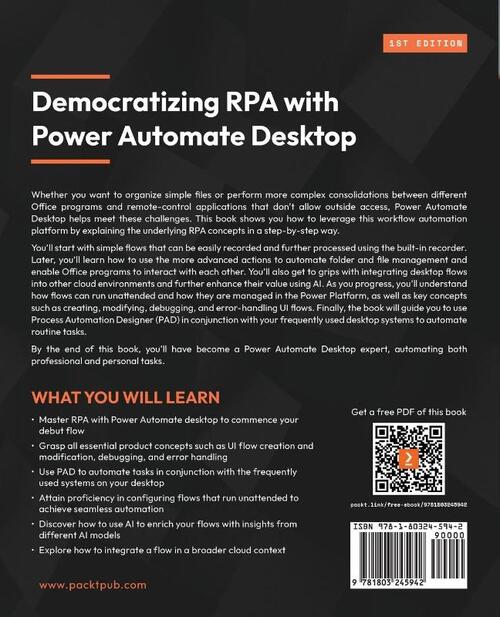 Democratizing RPA with Power Automate Desktop