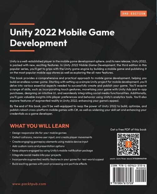 Unity 2022 Mobile Game Development - Third Edition