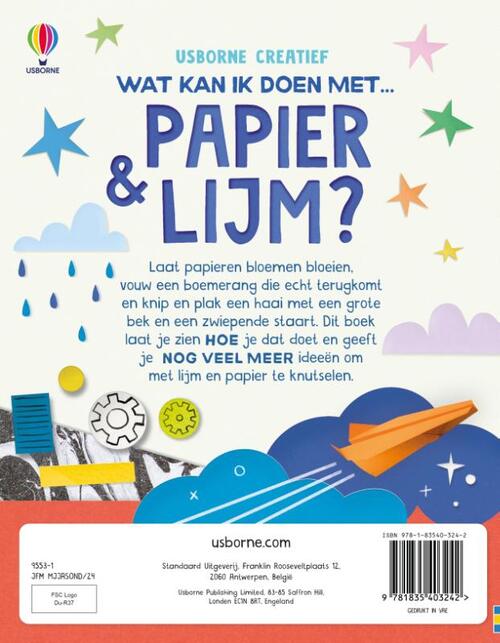 Wat kan ik doen met papier en lijm?