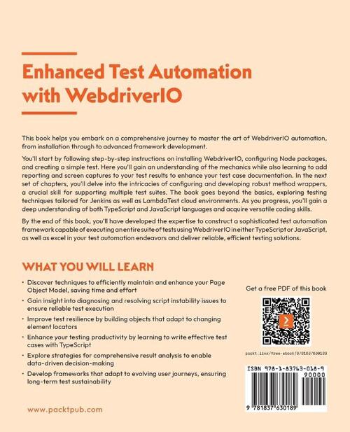 Enhanced Test Automation with WebdriverIO