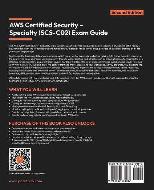 AWS Certified Security - Specialty (SCS-C02) Exam Guide - Second Edition