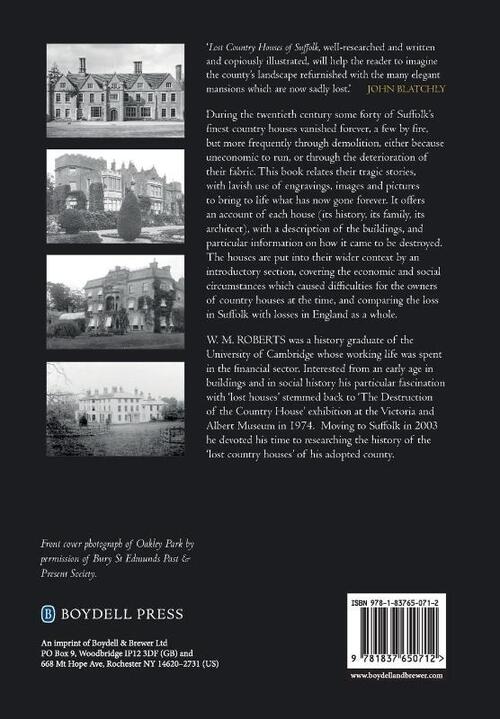 Lost Country Houses of Suffolk