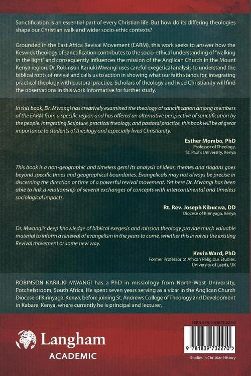 The Influence of Early Keswick Theology of Sanctification in the Socio-ethical Life of the East African Revival Movement