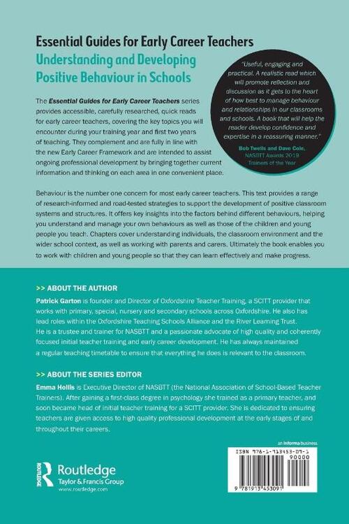 Essential Guides for Early Career Teachers: Understanding and Developing Positive Behaviour in Schools