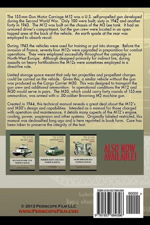 TM 9-751 155-mm Gun Motor Carriage M12 and Cargo Carrier M30 Technical Manual