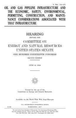 Oil and gas pipeline infrastructure and the economic, safety, environmental, permitting, construction, and maintenance considerations associated with