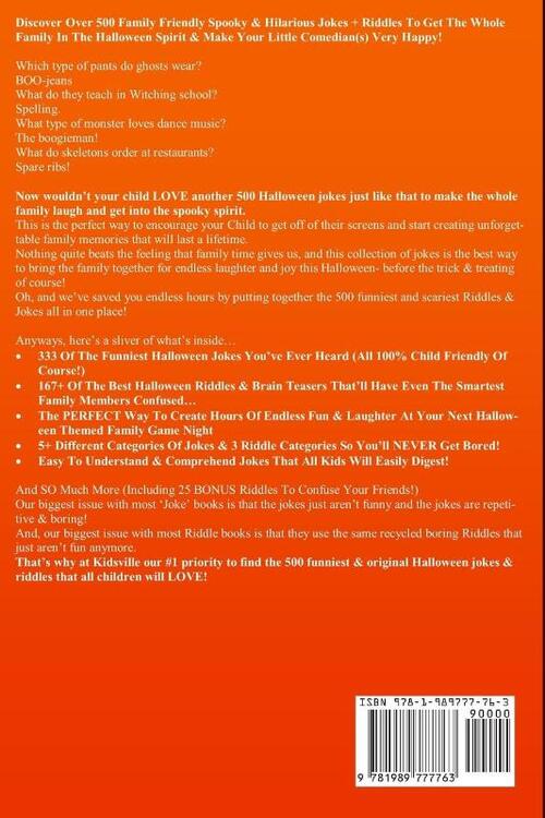 Halloween Jokes and Riddles for Kids